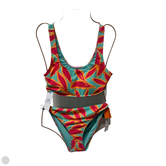 Swimsuit 2pc By Southern Tide In Orange & Pink, Size: M