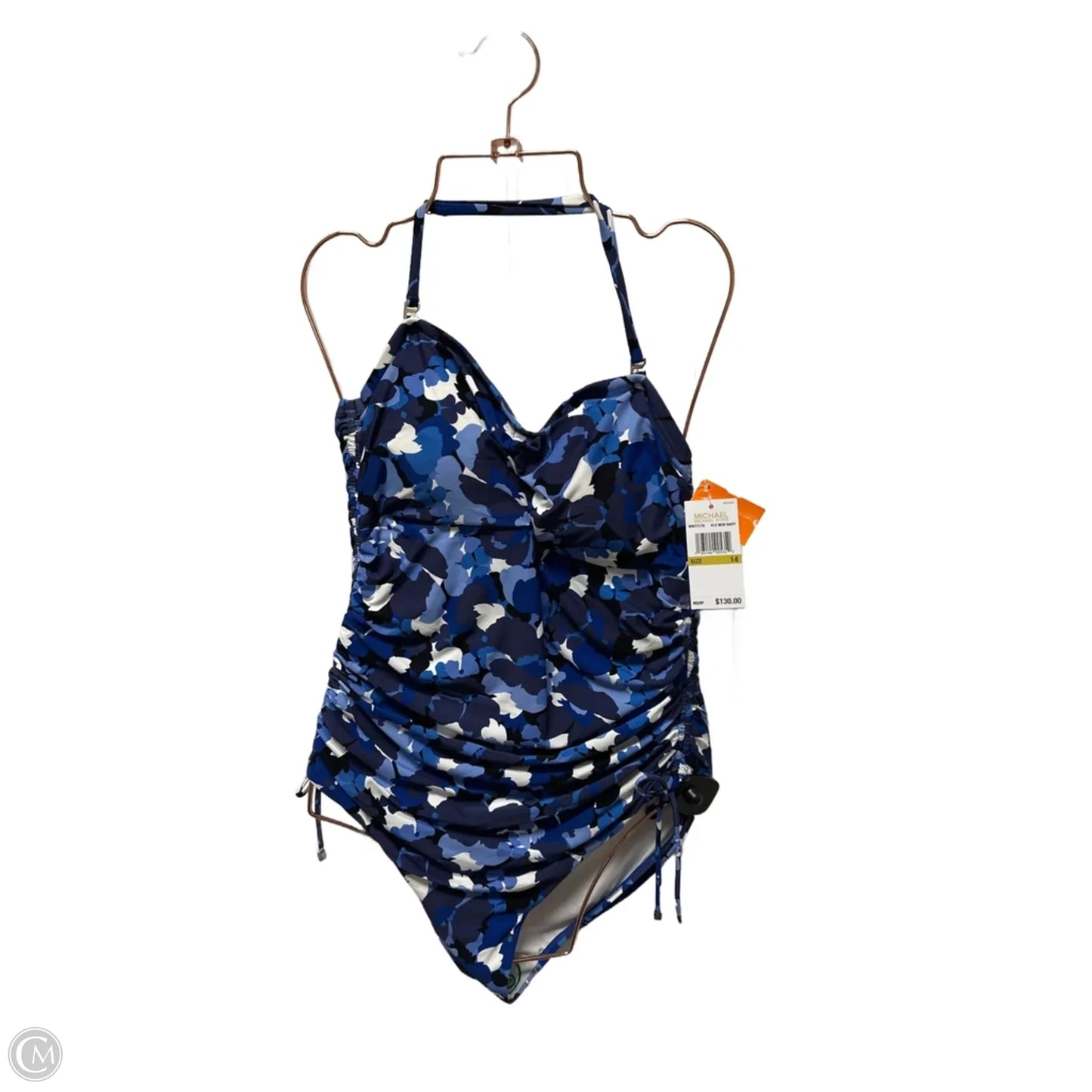 Swimsuit Designer By Michael Kors In Blue, Size: L