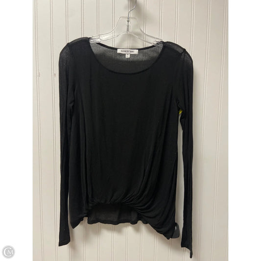 Top Long Sleeve By Elizabeth And James In Black, Size: Xs