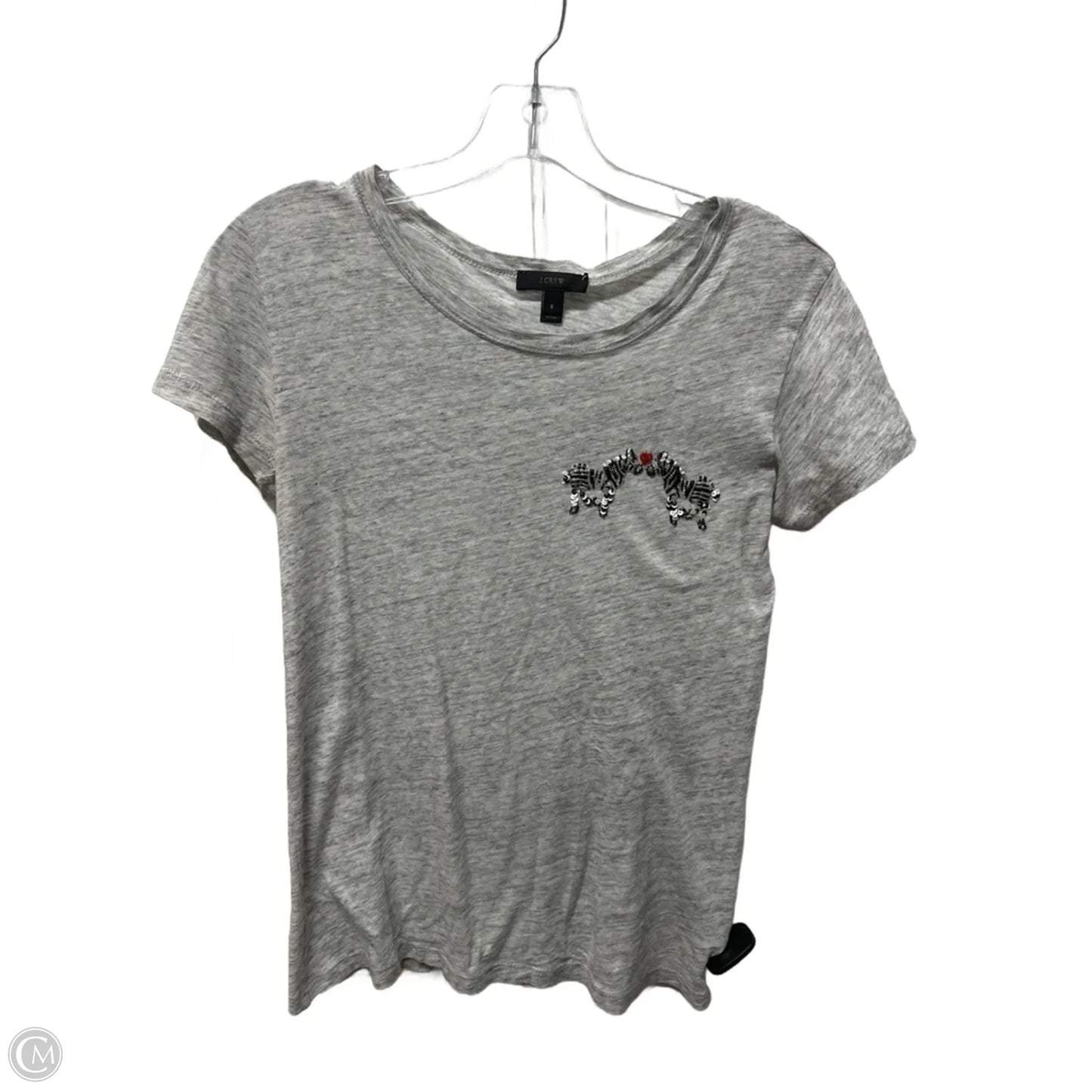Top Short Sleeve By J. Crew In Grey, Size: S