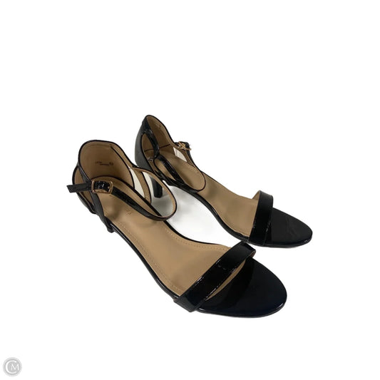 Sandals Heels Kitten By Dream Pairs In Black, Size: 8.5