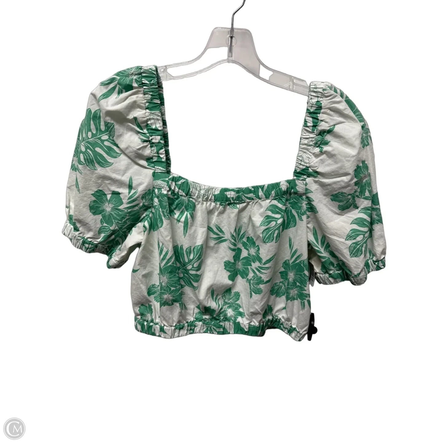 Top Short Sleeve By American Eagle In Green, Size: M