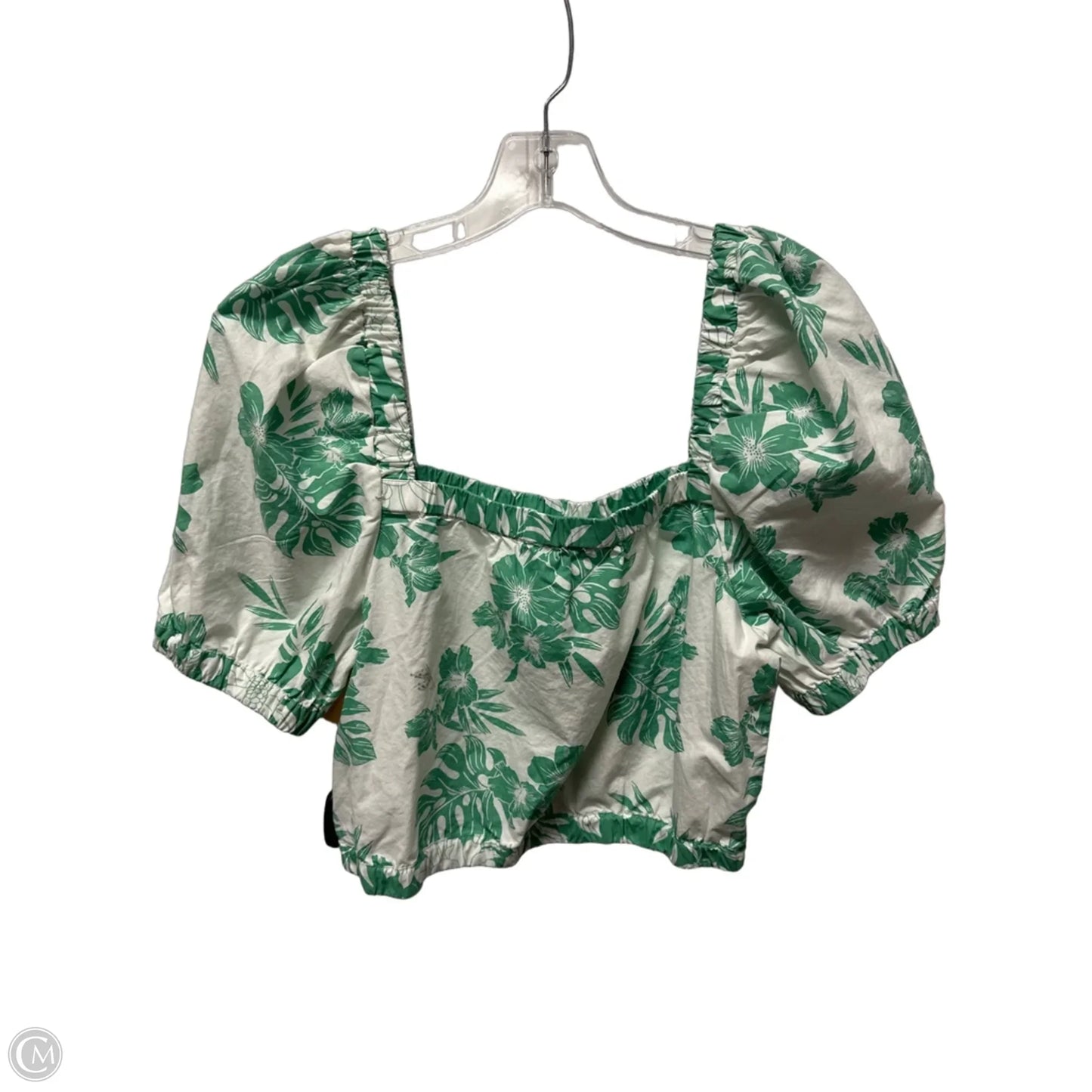 Top Short Sleeve By American Eagle In Green, Size: M