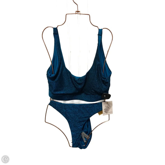 Swimsuit 2pc By Clothes Mentor In Blue, Size: Xl