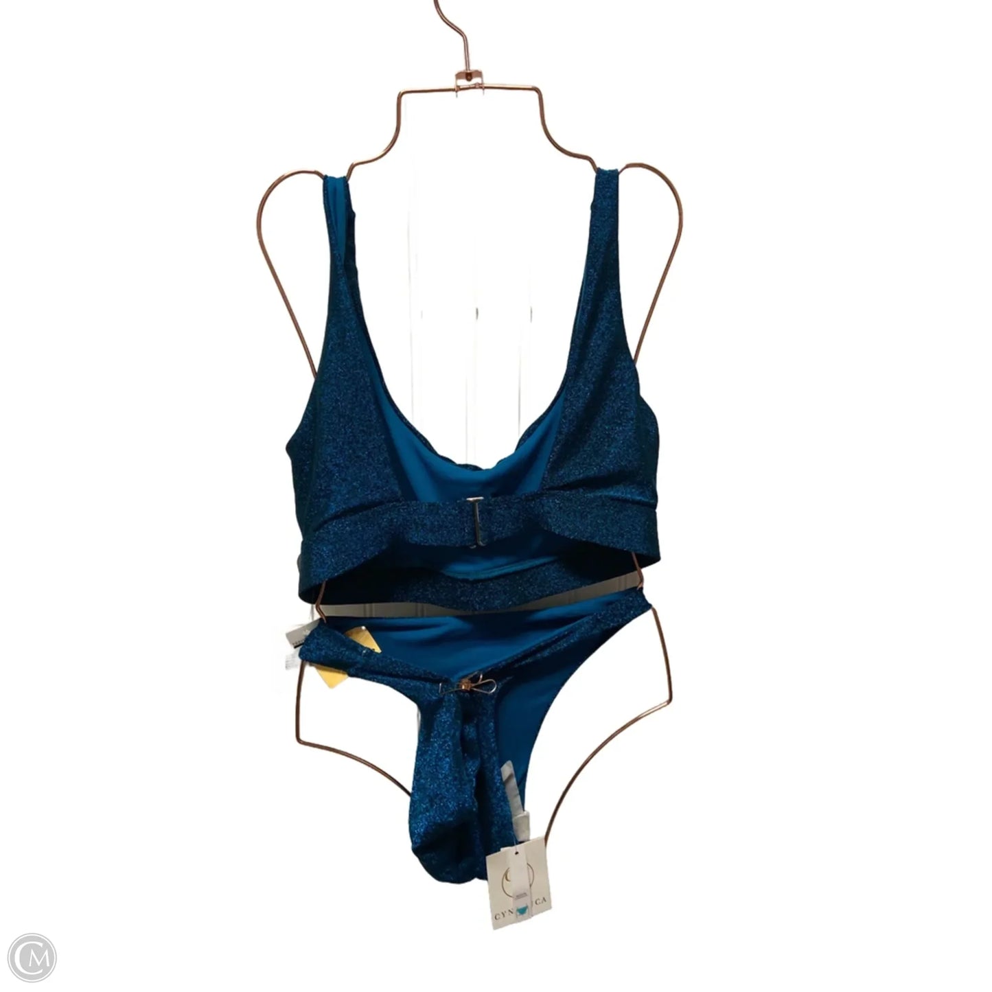 Swimsuit 2pc By Clothes Mentor In Blue, Size: Xl