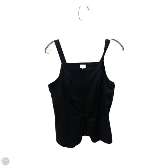 Top Sleeveless By A New Day In Black, Size: S