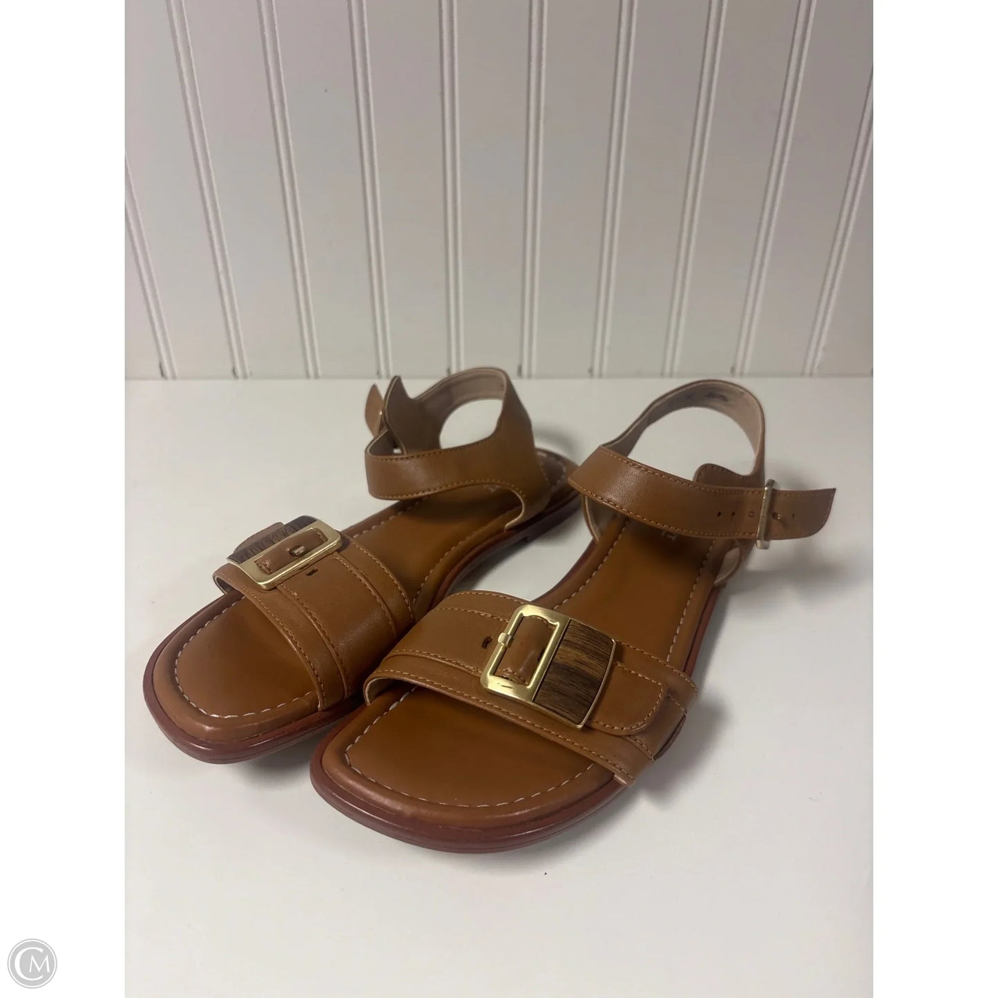 Shoes Flats By Rockport In Brown, Size: 8.5