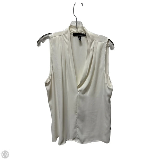 Top Sleeveless By White House Black Market In White, Size: L
