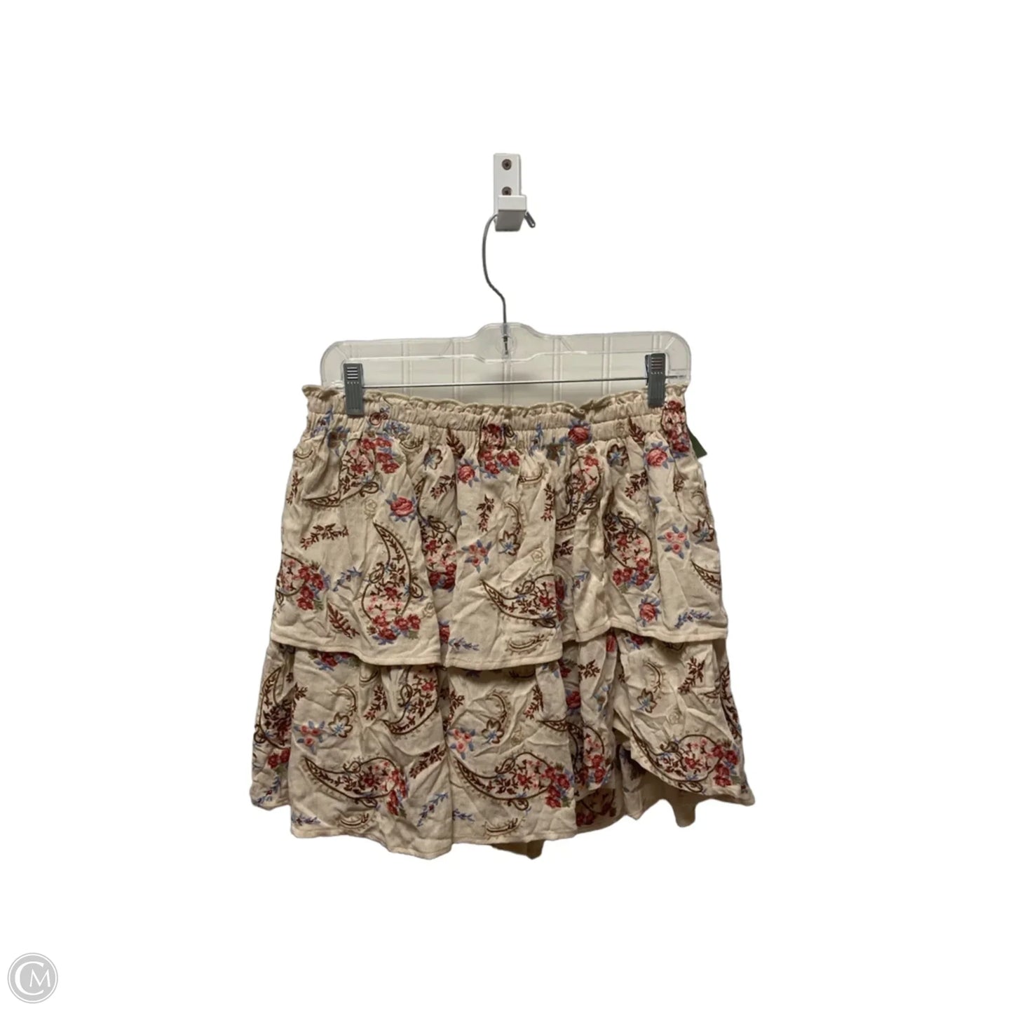Skirt Mini & Short By Mi Ami In Beige, Size: 10