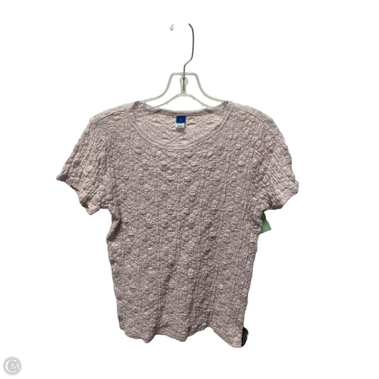 Top Short Sleeve By Old Navy In Purple, Size: L