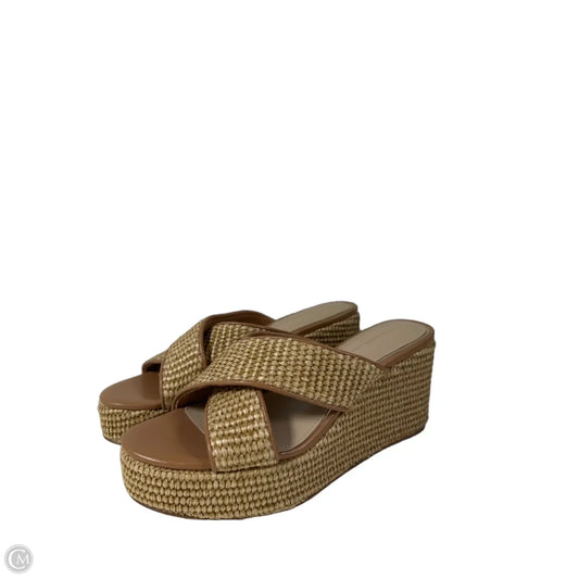 Sandals Heels Block By White House Black Market In Brown, Size: 8.5