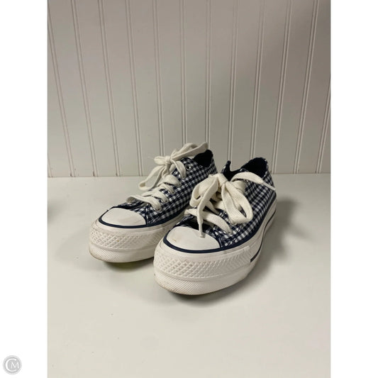 Shoes Heels Platform By Converse In Blue, Size: 6.5