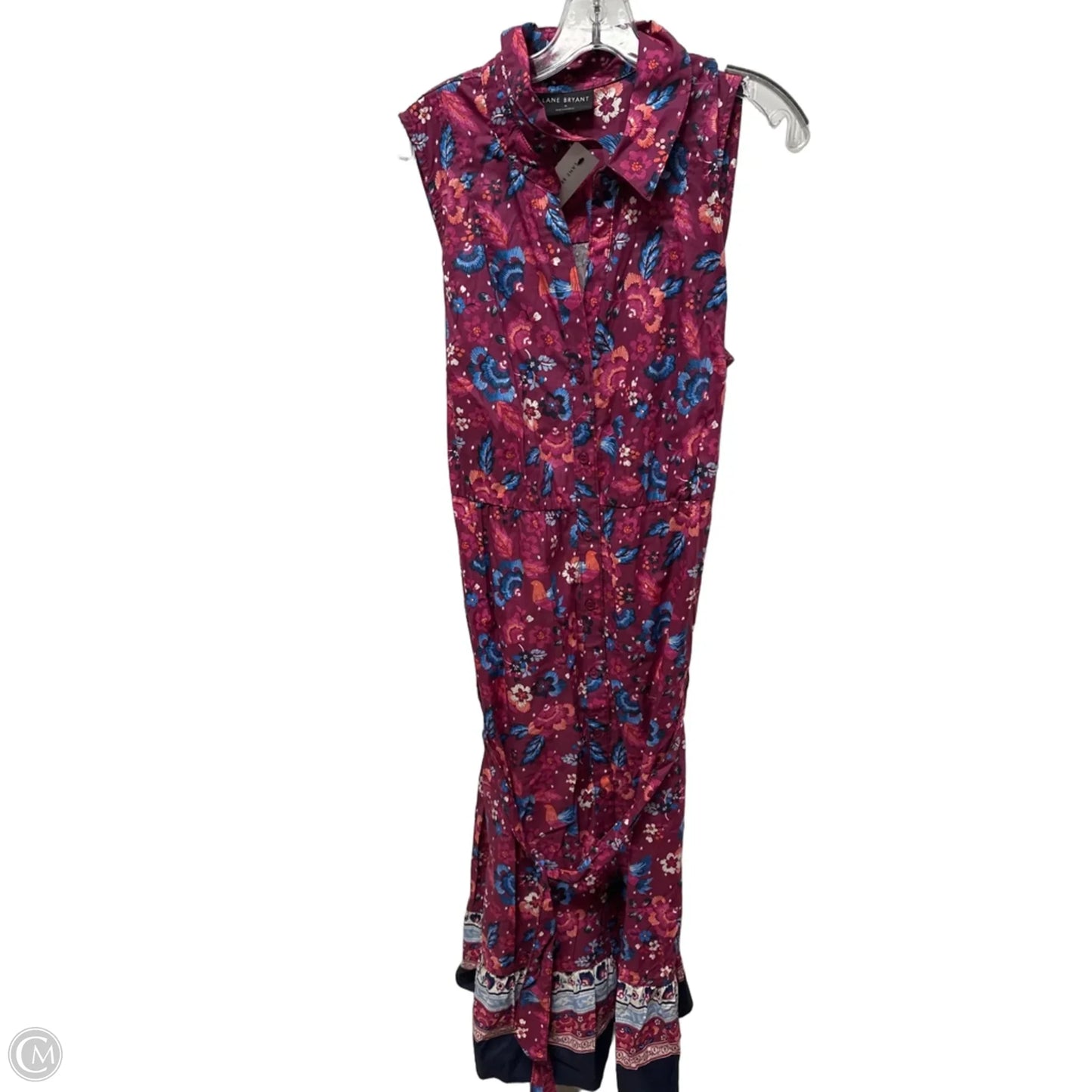 Dress Casual Midi By Lane Bryant In Purple, Size: Xl