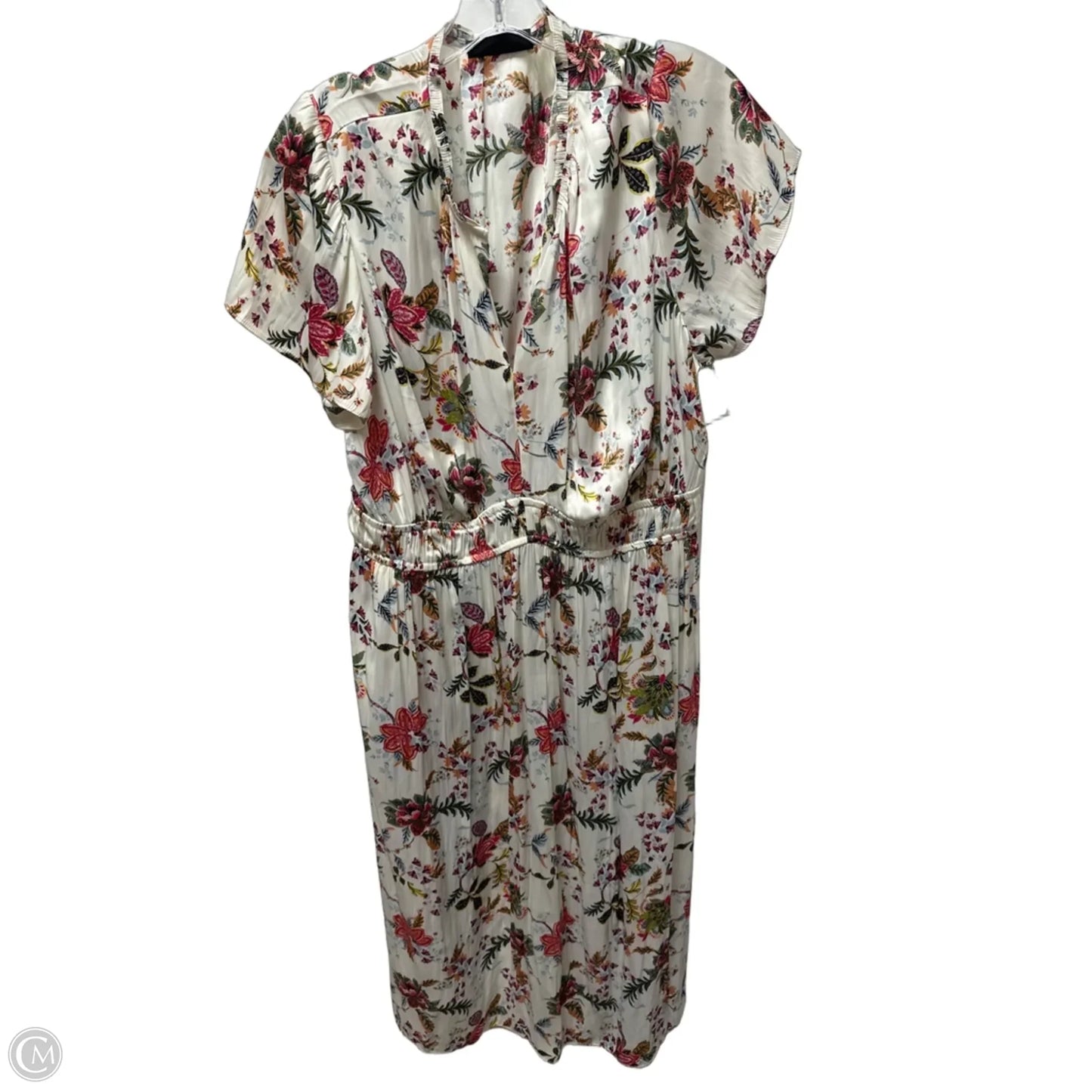 Dress Casual Midi By Lane Bryant In Floral Print, Size: L