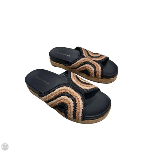 Sandals Heels Platform By Marc Fisher In Brown, Size: 7.5