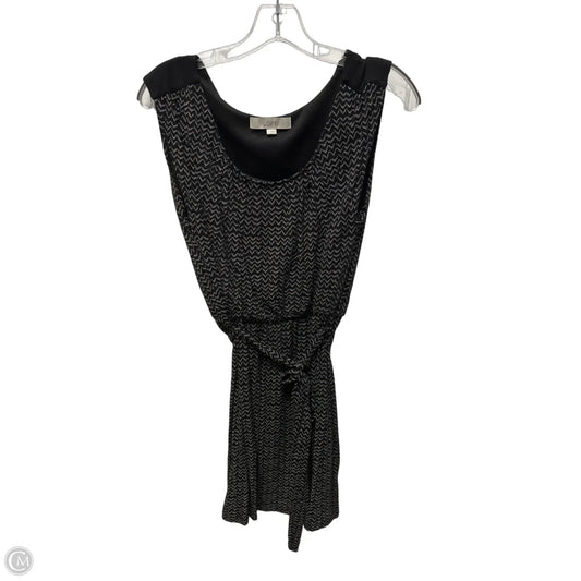 Dress Casual Midi By Loft In Black, Size: S