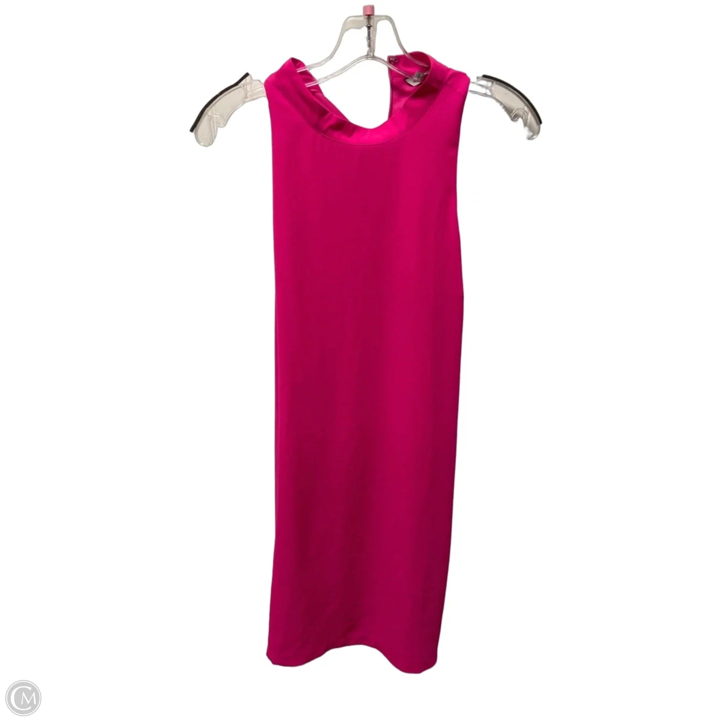Dress Casual Midi By Naked Zebra In Pink, Size: M