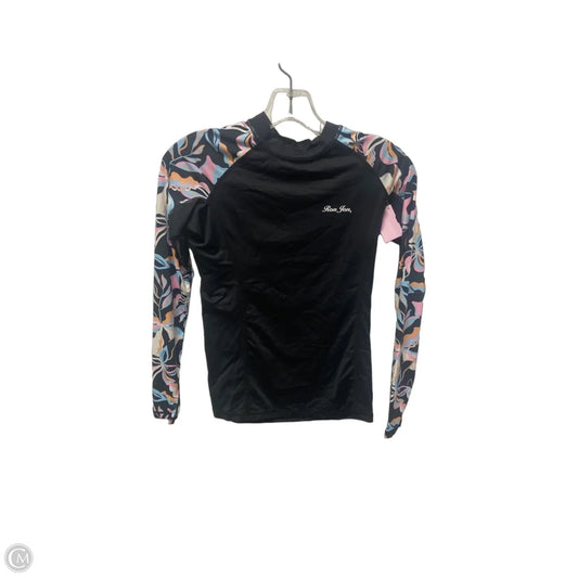 Athletic Top Long Sleeve Crewneck By Clothes Mentor In Black, Size: S