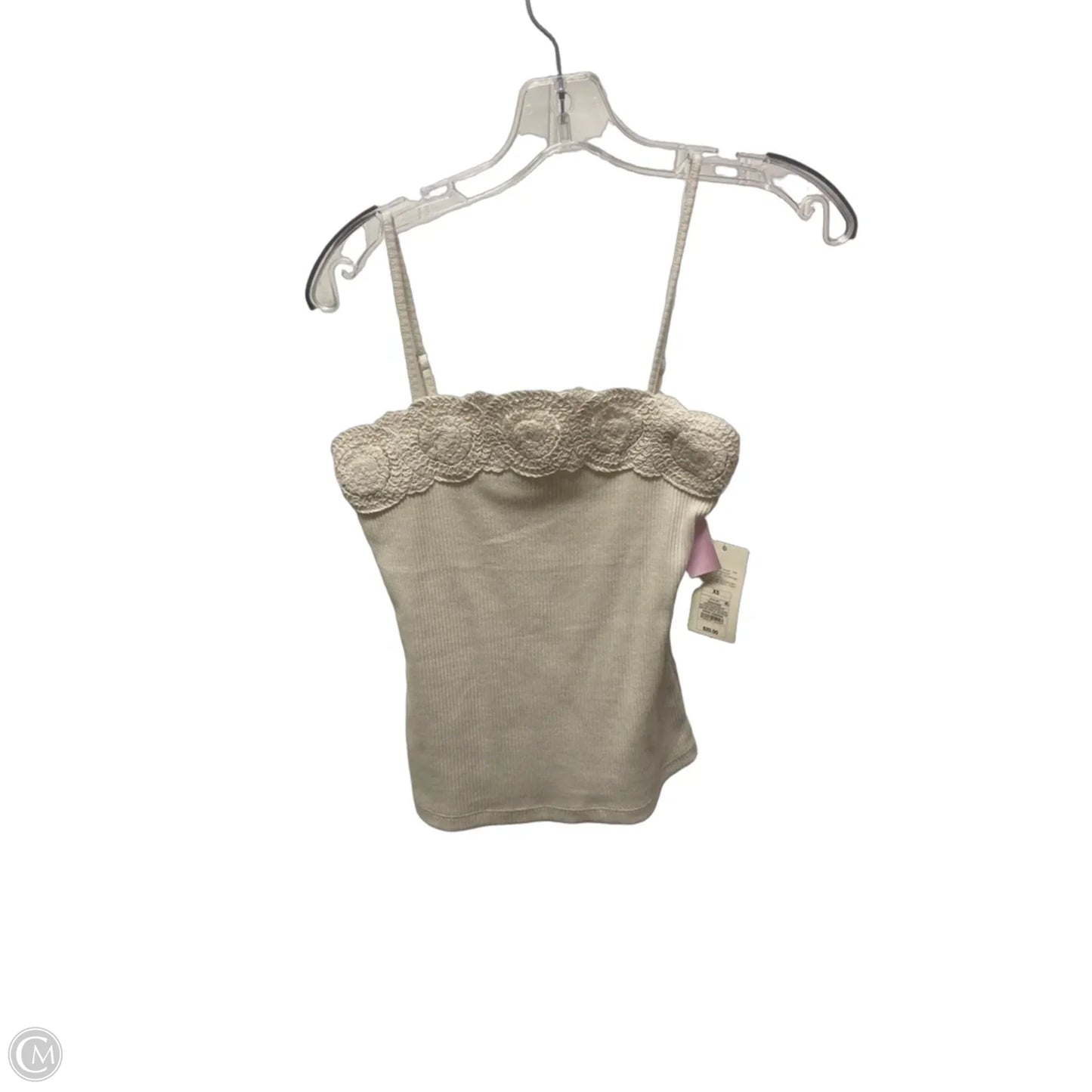 Top Sleeveless By A New Day In Taupe, Size: Xs