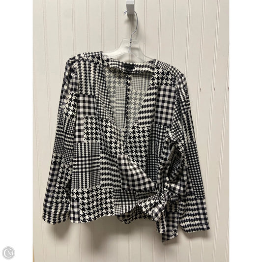 Top Long Sleeve By Ann Taylor In Black, Size: L