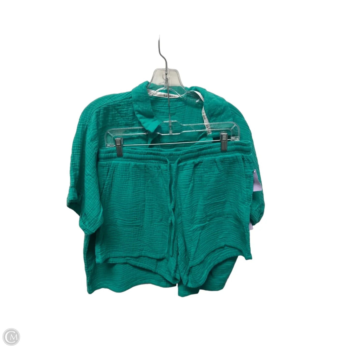 Skirt Set 2pc By Nicole Miller In Green, Size: L