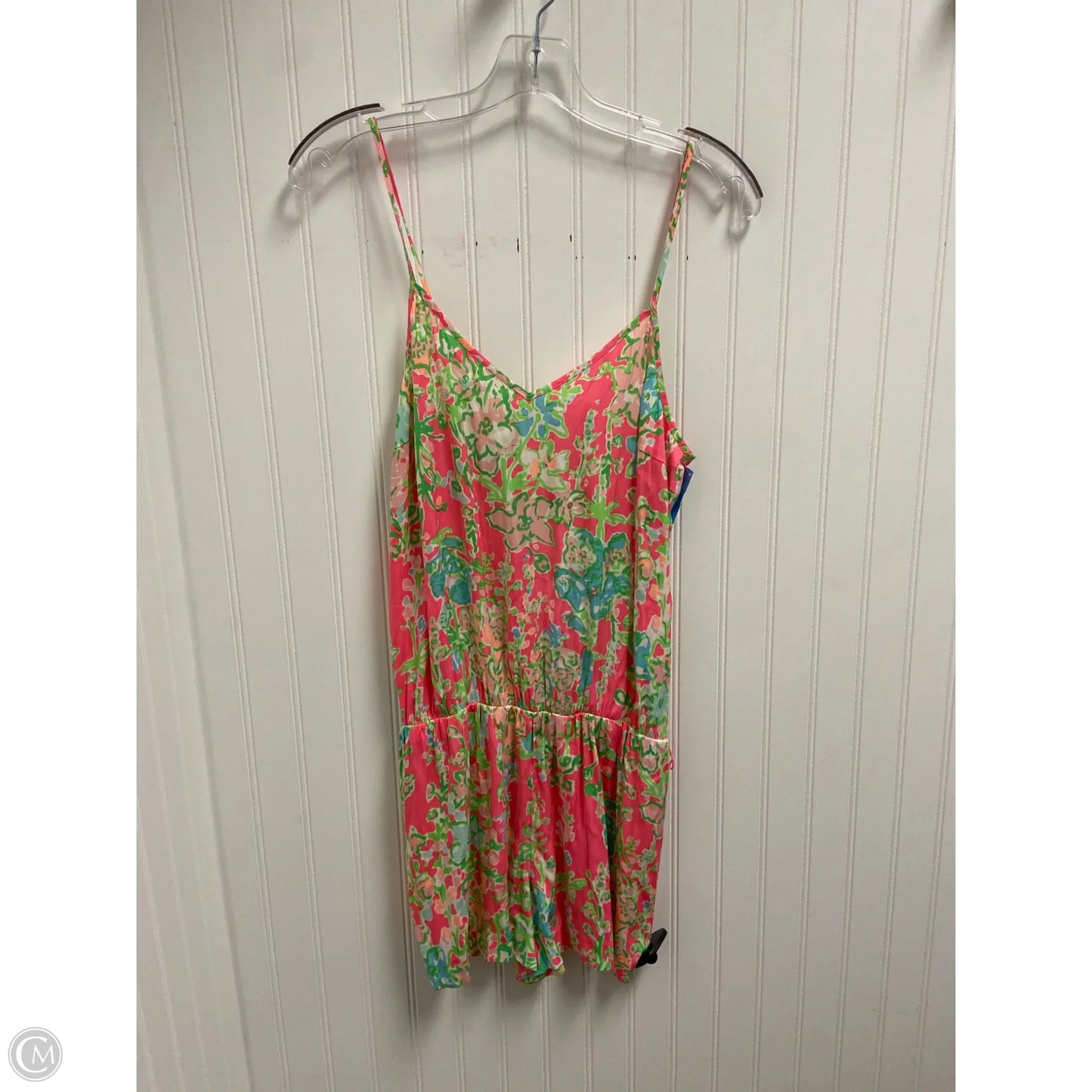 Romper Designer By Lilly Pulitzer In Pink, Size: S