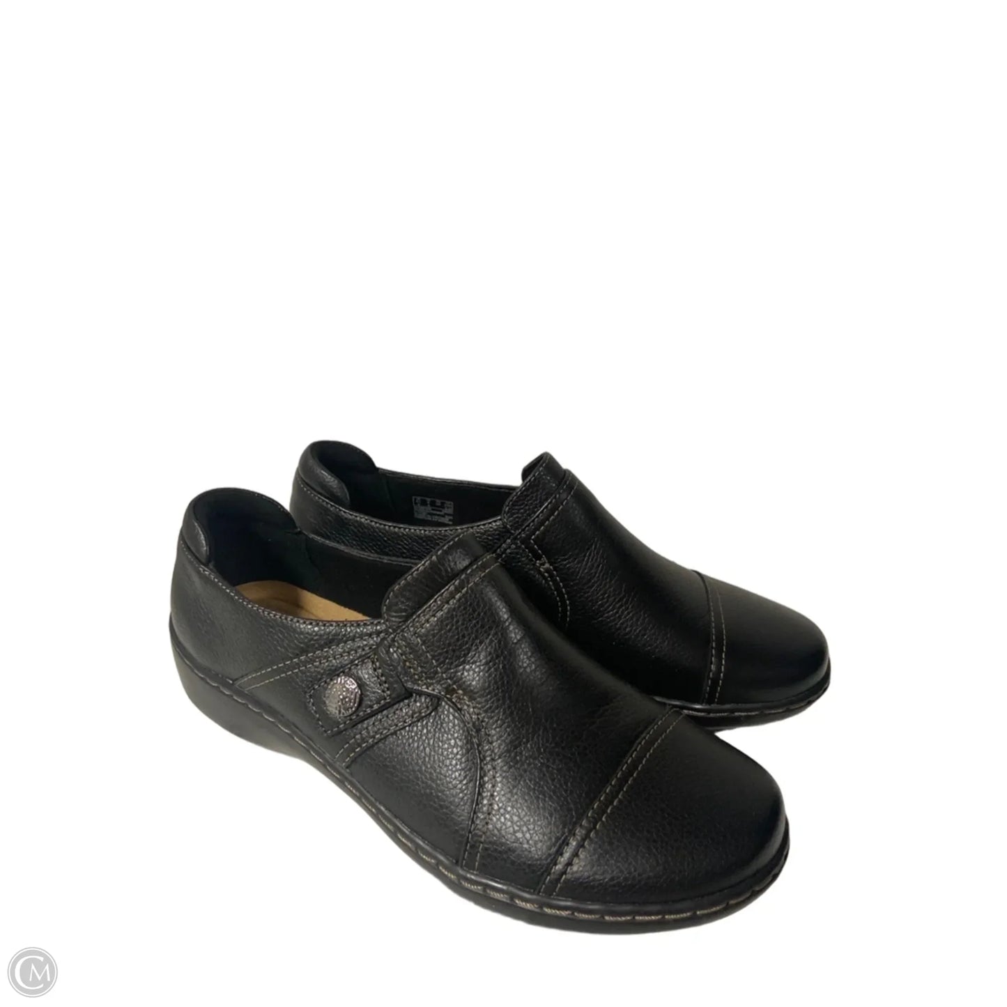 Shoes Sneakers By Clarks In Black, Size: 8
