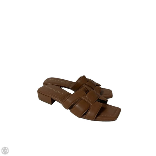 Sandals Flats By Anne Klein In Bronze, Size: 9.5