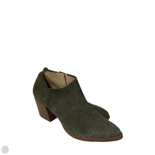 Boots Ankle Heels By Lucky Brand In Green, Size: 9.5