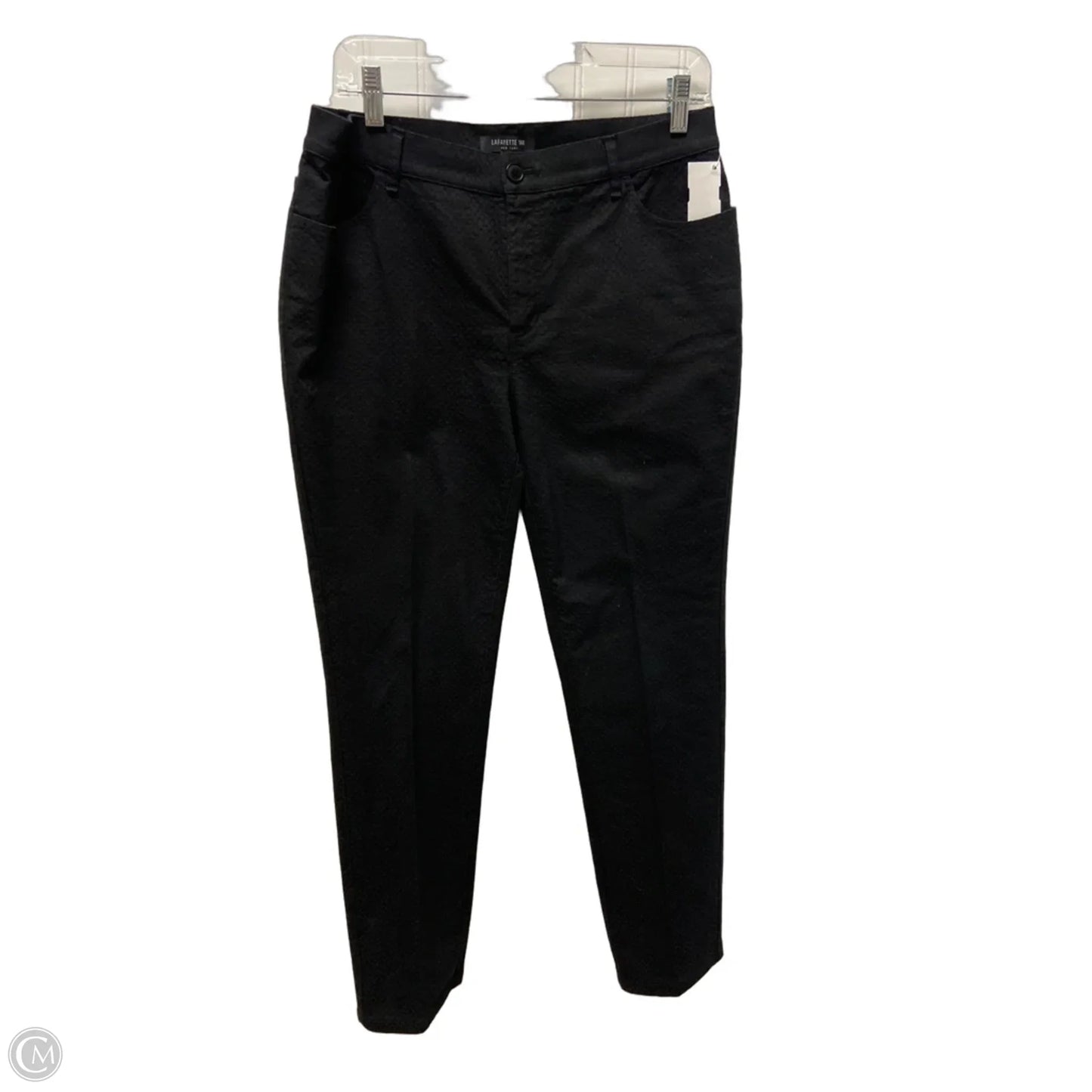Jeans Designer By Lafayette 148 In Black, Size: 10