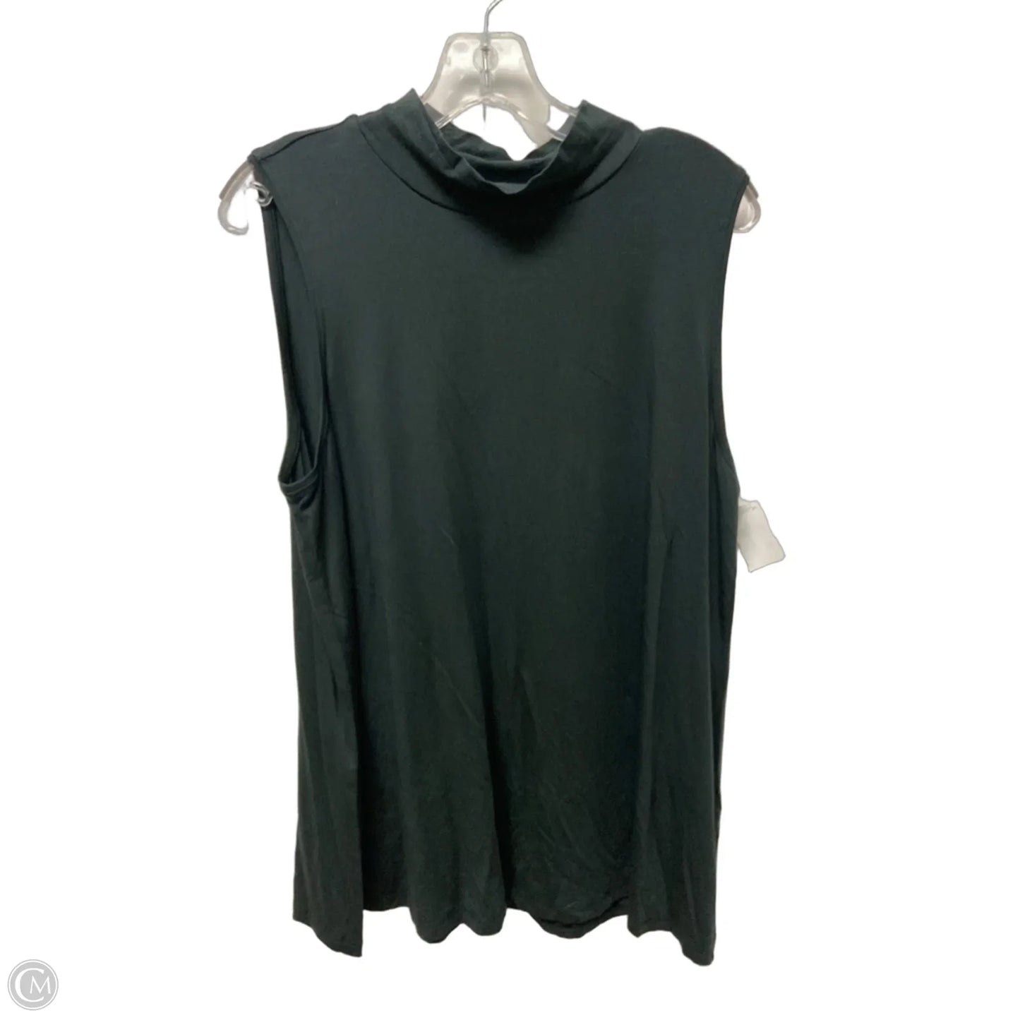 Top Sleeveless By Eileen Fisher In Green, Size: L