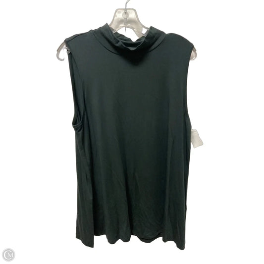 Top Sleeveless By Eileen Fisher In Green, Size: L