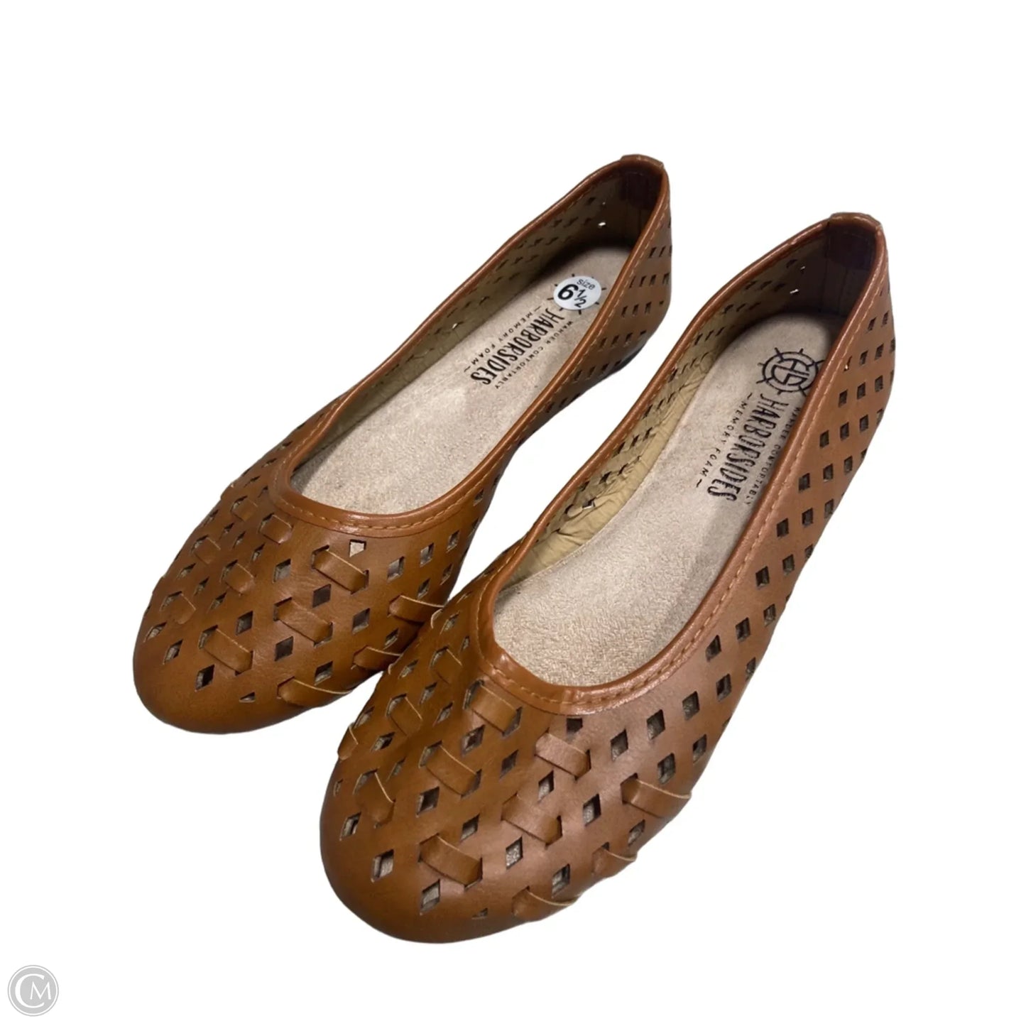 Shoes Flats By Clothes Mentor In Brown, Size: 6.5