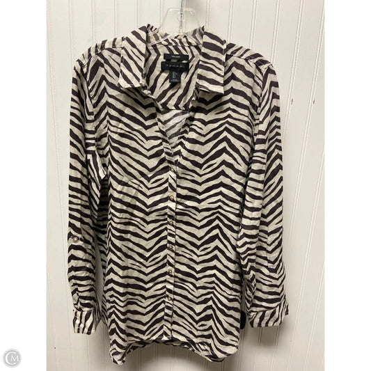 Top Long Sleeve By Tahari In Animal Print, Size: L
