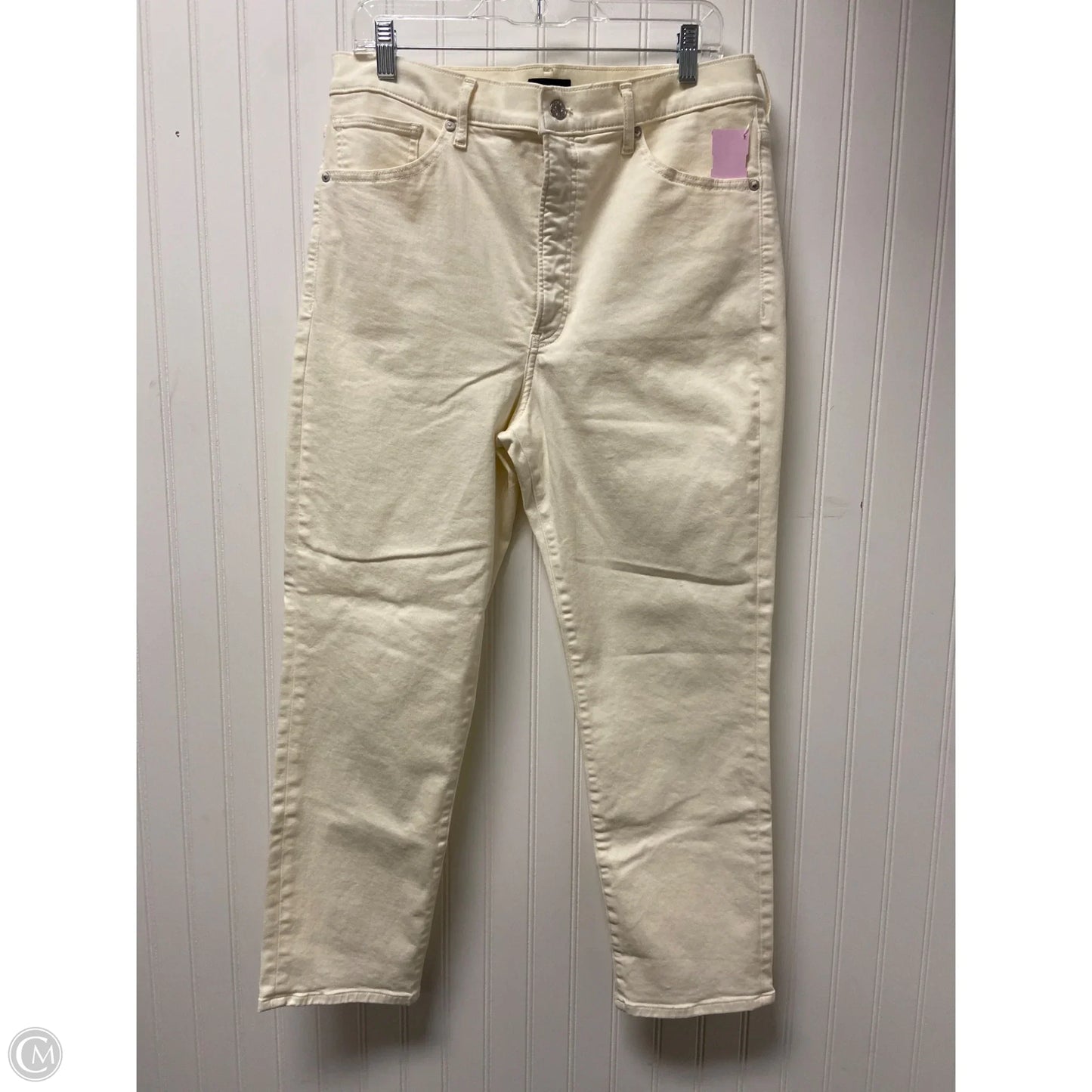 Jeans Boyfriend By Express In Cream, Size: 14