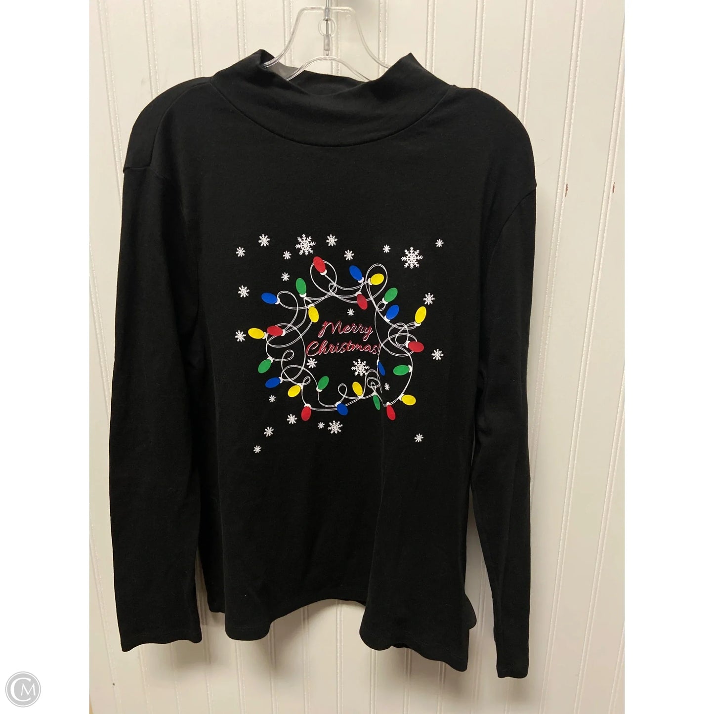 Top Long Sleeve By White Stag In Black, Size: Xl