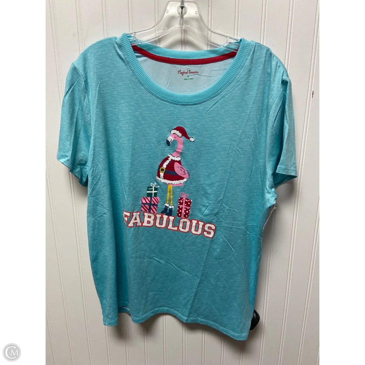 Top Short Sleeve By Clothes Mentor In Blue, Size: L