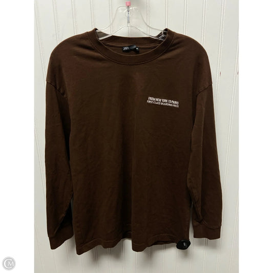 Sweater By Zara In Brown, Size: S
