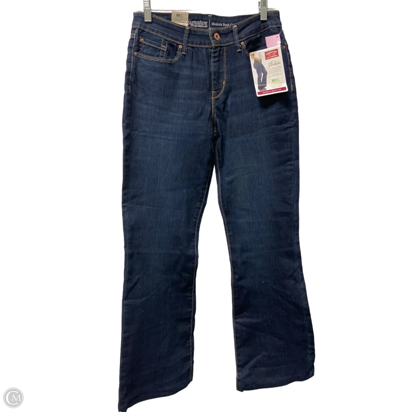 Jeans Boot Cut By Levis In Blue Denim, Size: 6