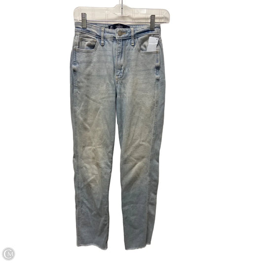 Jeans Boyfriend By Hollister In Blue Denim, Size: 0p