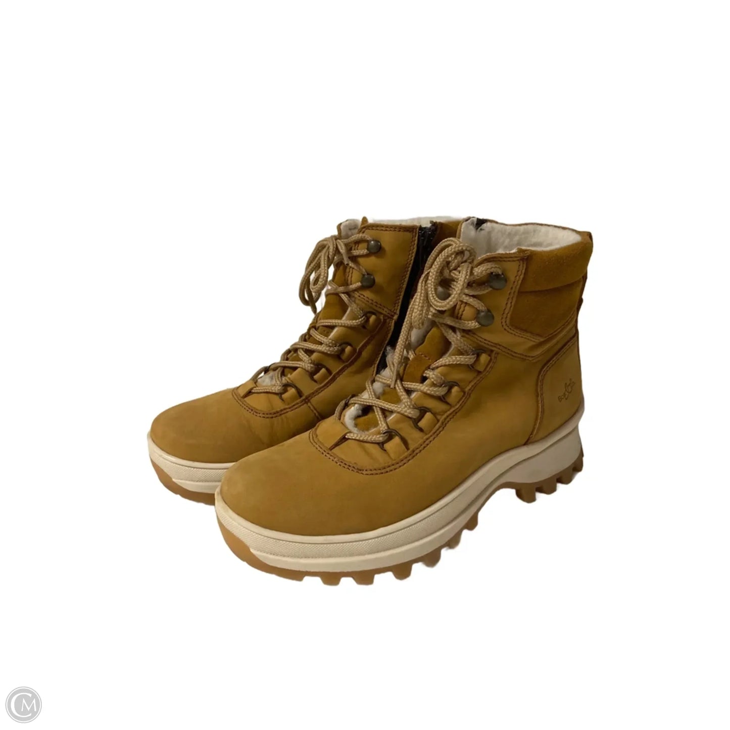 Boots Combat By Clothes Mentor In Yellow, Size: 8.5