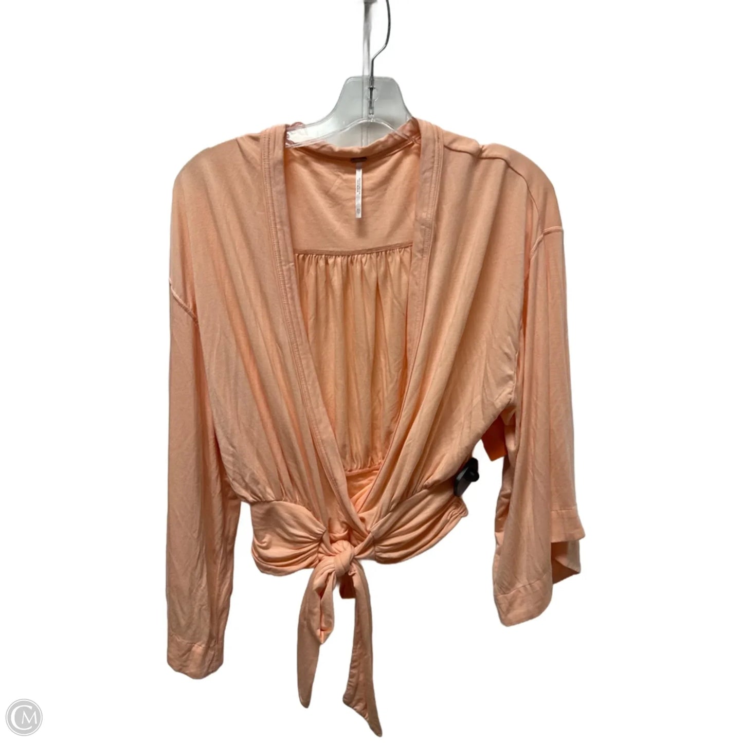 Top Long Sleeve By Free People In Orange, Size: Xs