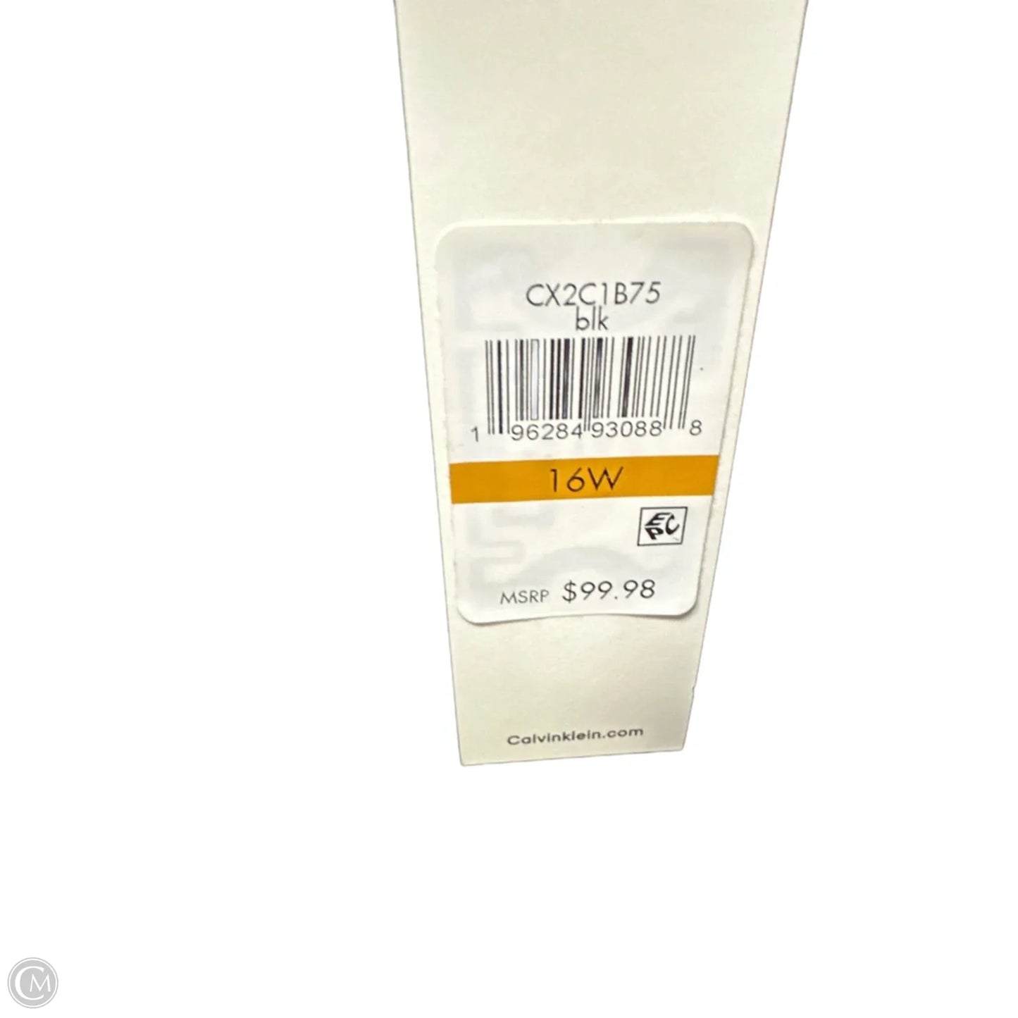 Dress Casual Maxi By Calvin Klein In Black, Size: Xl