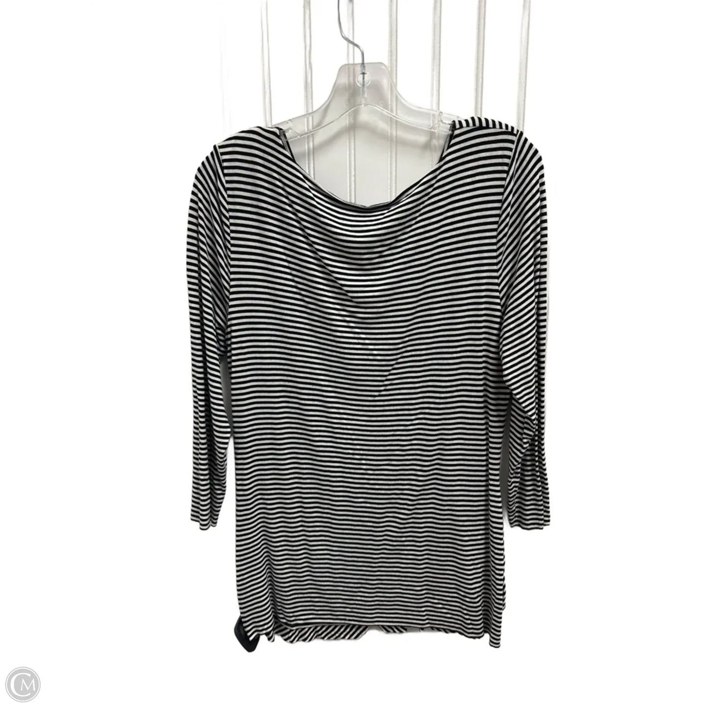 Top Long Sleeve By Vince Camuto In Striped Pattern, Size: M