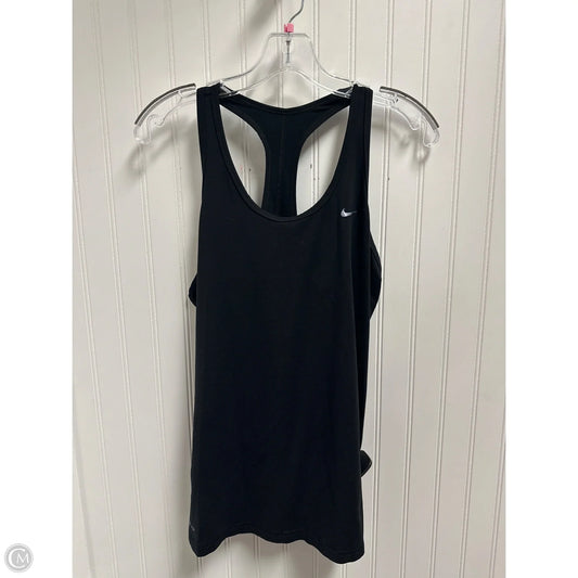 Athletic Tank Top By Nike In Black, Size: Xl