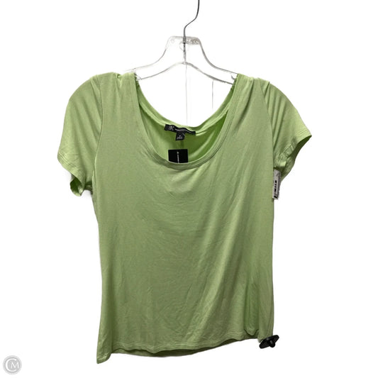Top Short Sleeve By Inc In Green, Size: M