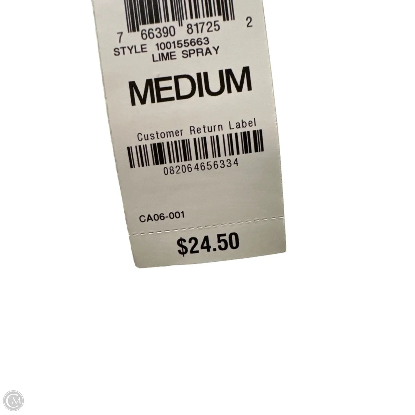 Top Short Sleeve By Inc In Green, Size: M