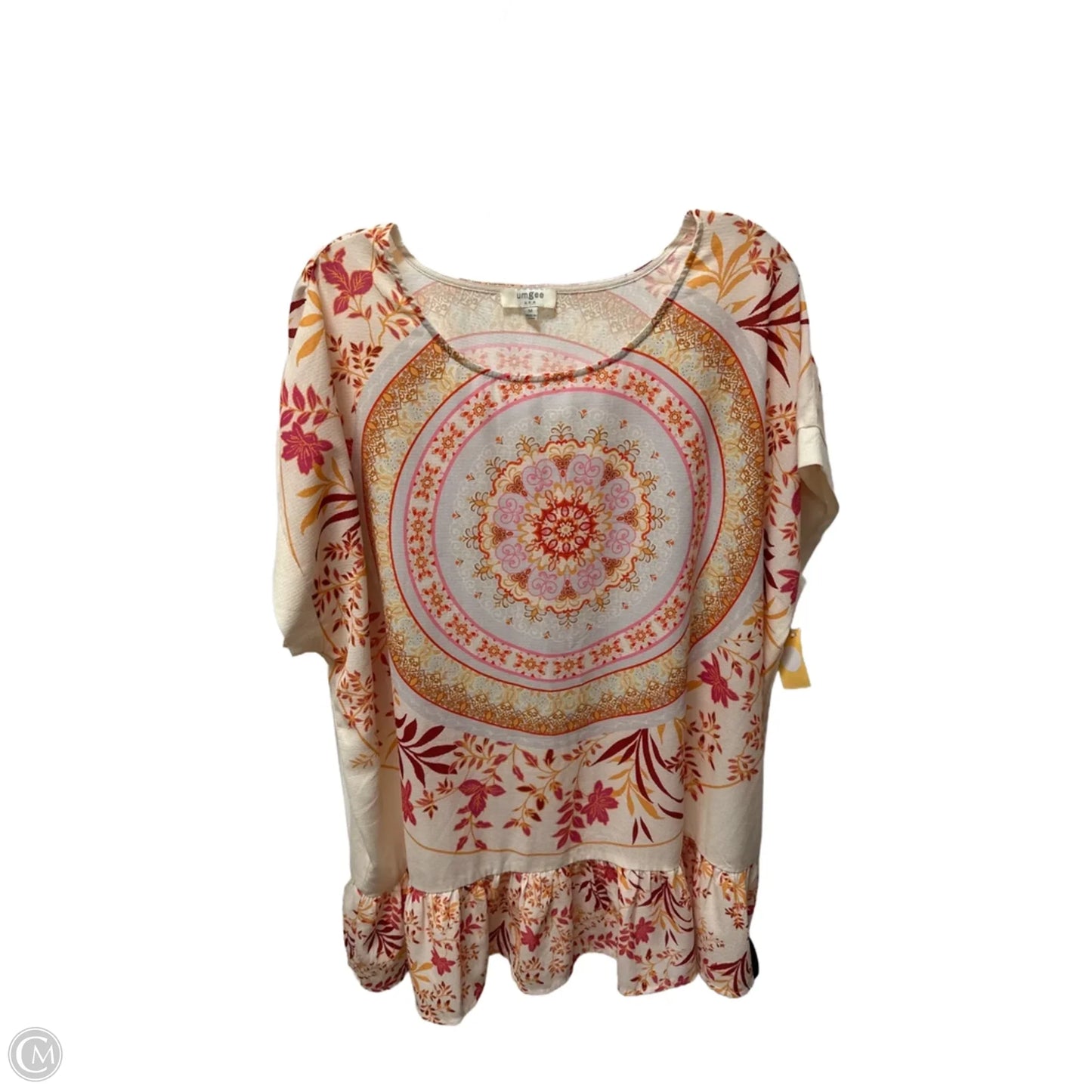Top Sleeveless By Umgee In Yellow, Size: M