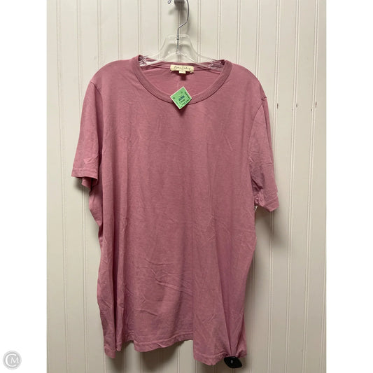 Top Short Sleeve By Clothes Mentor In Pink, Size: 2x
