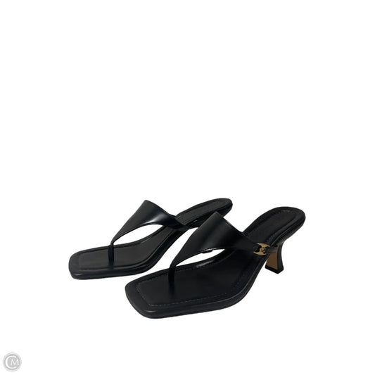 Sandals Designer By Coach In Black, Size: 6.5
